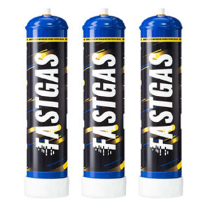 3 Pack-Fast Gas 640G Cream Charger with Nitrous Oxide
